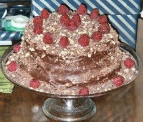 Chocolate Raspberry Cake